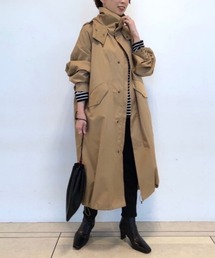 RIVE DROITE | ボリューミーなシルエットでトレンド感抜群　ツイルオーバーモッズコート(モッズコート)