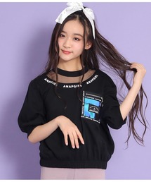 ANAP GｉRL（アナップガール）の「オーロラポケット付トップス（Tシャツ/カットソー・キッズ）」