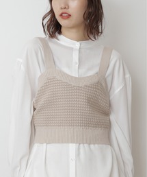 FREE'S MART | ◆タック編みニットビスチェ(ニット/セーター)