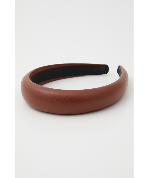 SLY(スライ)の「VEGAN LEATHER HEAD BAND ヴィーガンレザー カチューシャ(カチューシャ・レディース・ブラウン/ベージュ/ブラック・FREE)」の18枚目の写真