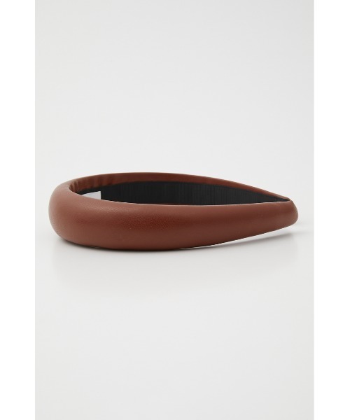 SLY(スライ)の「VEGAN LEATHER HEAD BAND ヴィーガンレザー カチューシャ(カチューシャ・レディース・ブラウン/ベージュ/ブラック・FREE)」の14枚目の写真