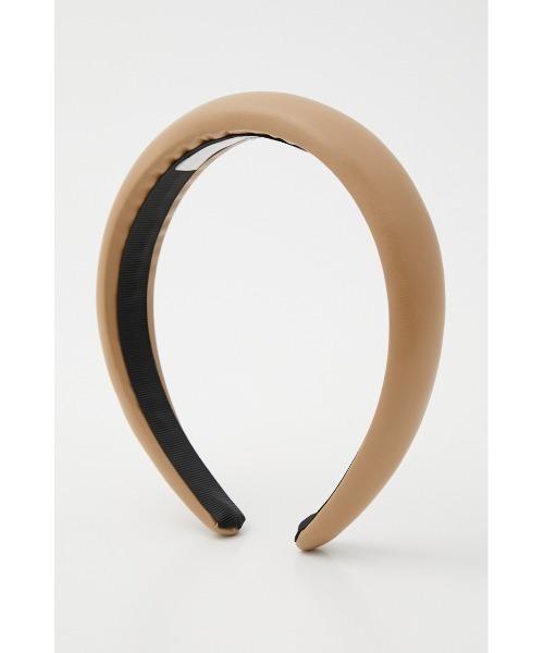 SLY(スライ)の「VEGAN LEATHER HEAD BAND ヴィーガンレザー カチューシャ(カチューシャ・レディース・ブラウン/ベージュ/ブラック・FREE)」の8枚目の写真