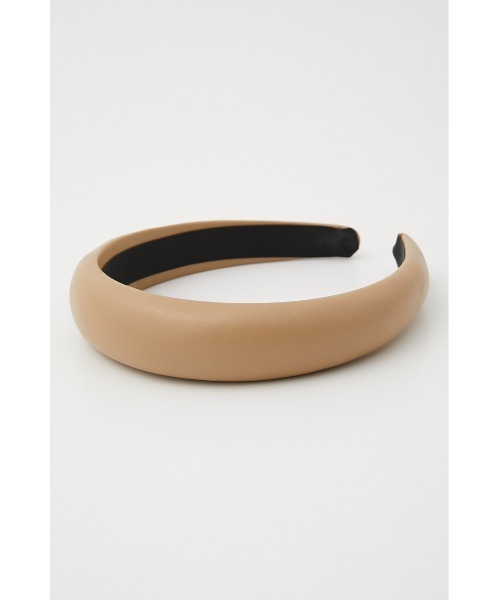 SLY(スライ)の「VEGAN LEATHER HEAD BAND ヴィーガンレザー カチューシャ(カチューシャ・レディース・ブラウン/ベージュ/ブラック・FREE)」の17枚目の写真