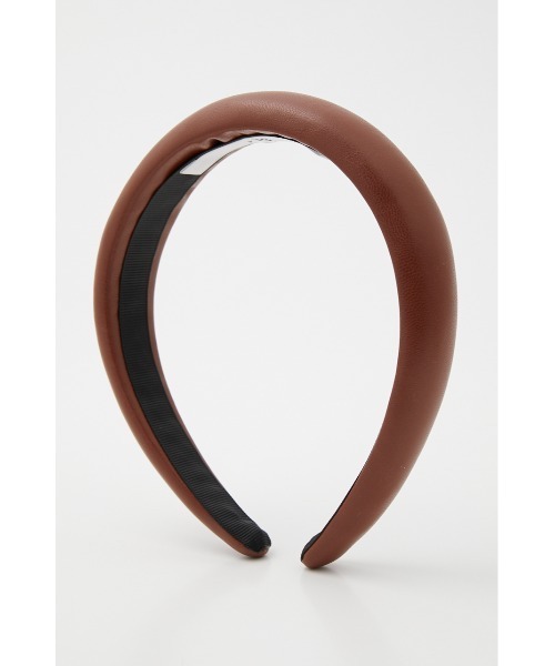 SLY(スライ)の「VEGAN LEATHER HEAD BAND ヴィーガンレザー カチューシャ(カチューシャ・レディース・ブラウン/ベージュ/ブラック・FREE)」の22枚目の写真