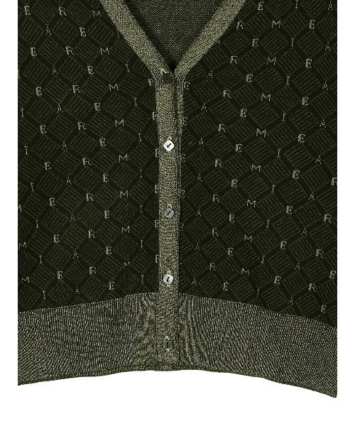 Ameri（アメリ）の「2WAY GLITTER JACQUARD CARDIGAN（カーディガン/ボレロ・レディース・ブラウン/ブラック/グレー・FREE）」の13枚目の写真
