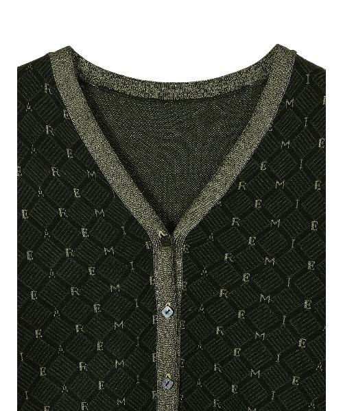 Ameri（アメリ）の「2WAY GLITTER JACQUARD CARDIGAN（カーディガン/ボレロ・レディース・ブラウン/ブラック/グレー・FREE）」の22枚目の写真