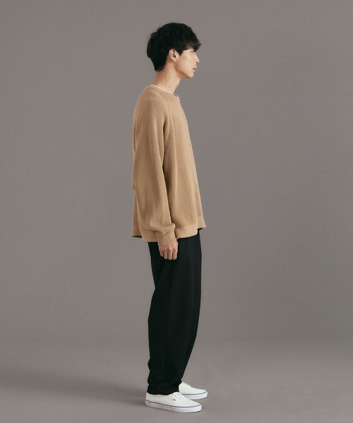 DELUXE（デラックス）の「OLIVER（ニット/セーター・メンズ・ブラック/ベージュ・S/M/L）」の13枚目の写真