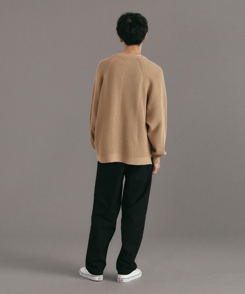 DELUXE（デラックス）の「OLIVER（ニット/セーター・メンズ・ブラック/ベージュ・S/M/L）」の14枚目の写真