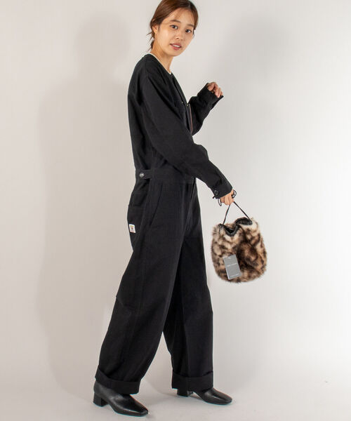 FREDY MAC(フレディーマック)の「【FREDYMAC "SUNDAY TOOLS WEAR"】ジャンプスーツ(つなぎ/オールインワン・メンズ・ブラック/ピンク・MEDIUM/LARGE)」の3枚目の写真