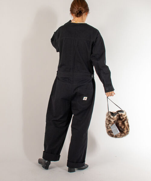 FREDY MAC(フレディーマック)の「【FREDYMAC "SUNDAY TOOLS WEAR"】ジャンプスーツ(つなぎ/オールインワン・メンズ・ブラック/ピンク・MEDIUM/LARGE)」の4枚目の写真