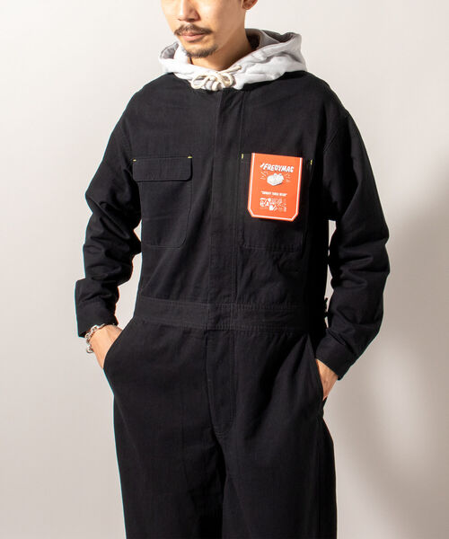 FREDY MAC(フレディーマック)の「【FREDYMAC "SUNDAY TOOLS WEAR"】ジャンプスーツ(つなぎ/オールインワン・メンズ・ブラック/ピンク・MEDIUM/LARGE)」の12枚目の写真