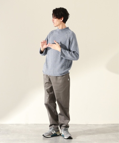 JOURNAL STANDARD relume(ジャーナルスタンダード レリューム)の「オーバーサイズ ワイドモックネックニット(ニット/セーター・メンズ・ブラウン/オレンジ/ブルー・M/L)」の22枚目の写真