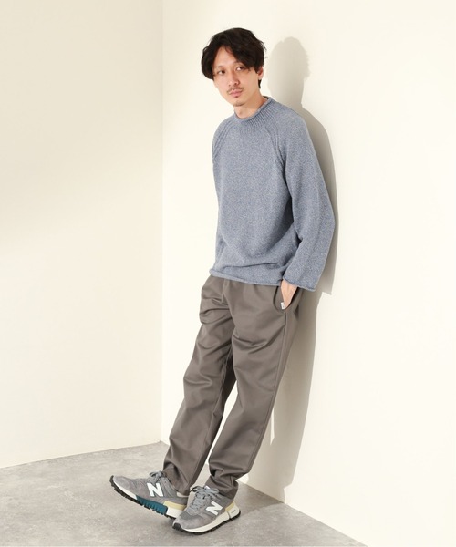 JOURNAL STANDARD relume(ジャーナルスタンダード レリューム)の「オーバーサイズ ワイドモックネックニット(ニット/セーター・メンズ・ブラウン/オレンジ/ブルー・M/L)」の16枚目の写真