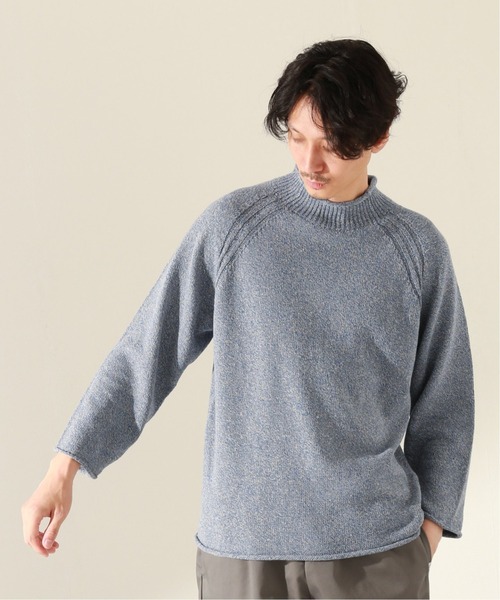 JOURNAL STANDARD relume(ジャーナルスタンダード レリューム)の「オーバーサイズ ワイドモックネックニット(ニット/セーター・メンズ・ブラウン/オレンジ/ブルー・M/L)」の7枚目の写真
