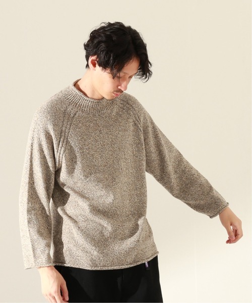 JOURNAL STANDARD relume(ジャーナルスタンダード レリューム)の「オーバーサイズ ワイドモックネックニット(ニット/セーター・メンズ・ブラウン/オレンジ/ブルー・M/L)」の18枚目の写真