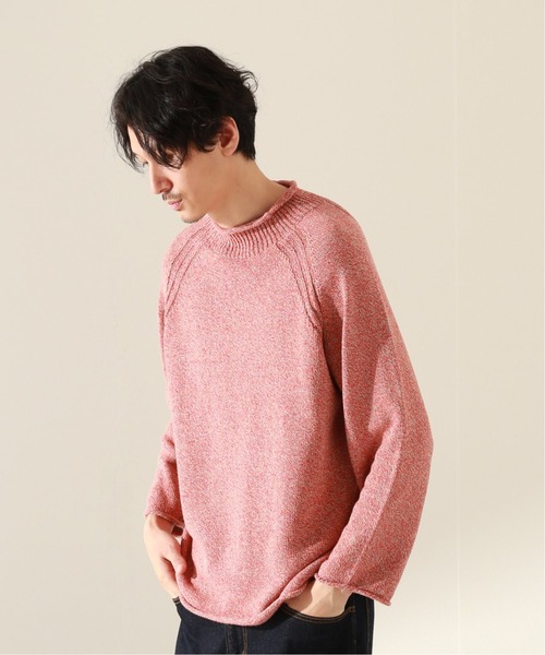 JOURNAL STANDARD relume(ジャーナルスタンダード レリューム)の「オーバーサイズ ワイドモックネックニット(ニット/セーター・メンズ・ブラウン/オレンジ/ブルー・M/L)」の10枚目の写真