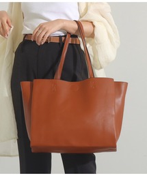 レザーライク2WAYトートバッグ