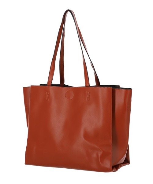 Settimissimo（セッティミッシモ）の「レザーライク2WAYトートバッグ（トートバッグ・レディース・ブラック/キャメル・FREE）」の10枚目の写真