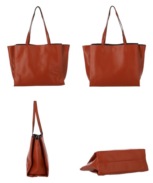 Settimissimo（セッティミッシモ）の「レザーライク2WAYトートバッグ（トートバッグ・レディース・ブラック/キャメル・FREE）」の14枚目の写真