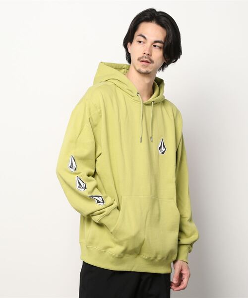 VOLCOM(ボルコム)の「ICONIC STONE PO(パーカー・メンズ・イエロー/ブラック/ホワイト×グレー・LARGE/MEDIUM/SMALL/X-LARGE)」の12枚目の写真