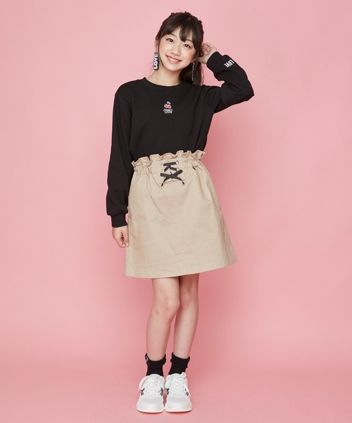 JENNI love(ジェニィラブ)の「デオドラントチビ刺繍トレーナー(スウェット・キッズ・ベージュ/ミント/ブラック/ラベンダー/グレー・140cm/150cm/160cm/130cm)」の7枚目の写真