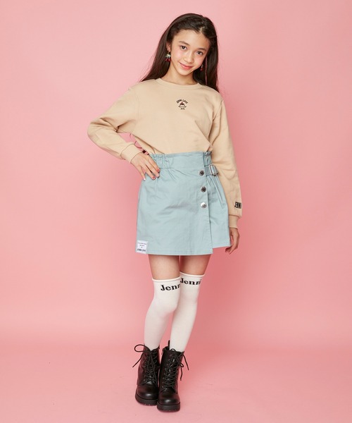 JENNI love(ジェニィラブ)の「デオドラントチビ刺繍トレーナー(スウェット・キッズ・ベージュ/ミント/ブラック/ラベンダー/グレー・140cm/150cm/160cm/130cm)」の8枚目の写真