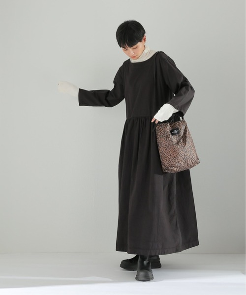 ARMEN(アーメン)の「《別注》【ARMEN】BOAT NECK L/S ONEPIECE SMU:ワンピース◆(ワンピース・レディース・ブラック/チャコールグレー・FREE)」の18枚目の写真