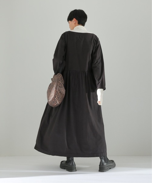 ARMEN(アーメン)の「《別注》【ARMEN】BOAT NECK L/S ONEPIECE SMU:ワンピース◆(ワンピース・レディース・ブラック/チャコールグレー・FREE)」の15枚目の写真