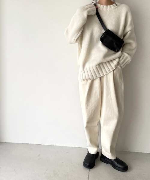 CANAL JEAN(キャナルジーン)の「Pt(ピーティー) レザーMINIポーチ(ボディバッグ/ウエストポーチ・レディース・ブラック・ONE SIZE)」の7枚目の写真