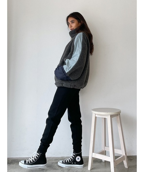 Vicente（ヴィセンテ）の「Natural boa pullover（ブルゾン・レディース・ベージュ/グレー・FREE）」の11枚目の写真