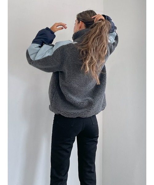 Vicente（ヴィセンテ）の「Natural boa pullover（ブルゾン・レディース・ベージュ/グレー・FREE）」の17枚目の写真