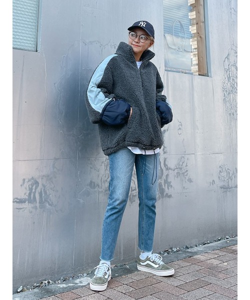 Vicente（ヴィセンテ）の「Natural boa pullover（ブルゾン・レディース・ベージュ/グレー・FREE）」の16枚目の写真