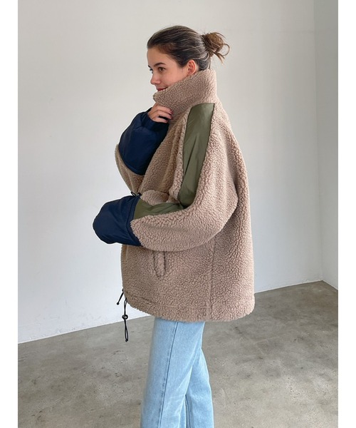 Vicente（ヴィセンテ）の「Natural boa pullover（ブルゾン・レディース・ベージュ/グレー・FREE）」の18枚目の写真