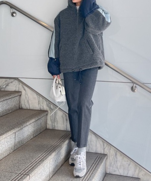 Vicente（ヴィセンテ）の「Natural boa pullover（ブルゾン・レディース・ベージュ/グレー・FREE）」の7枚目の写真