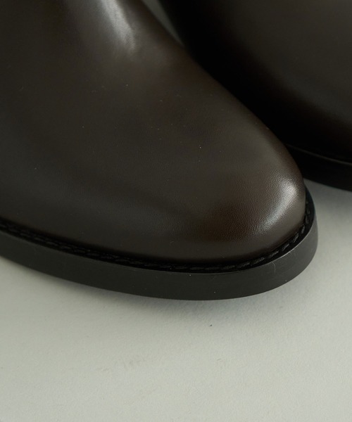 note et silence （ノートエシロンス）の「◇【 AMB100貨 】CORSO ROMA OX FORD ショートブーツ（ブーツ・レディース・ブラック/ダークブラウン・39/37/38）」の16枚目の写真