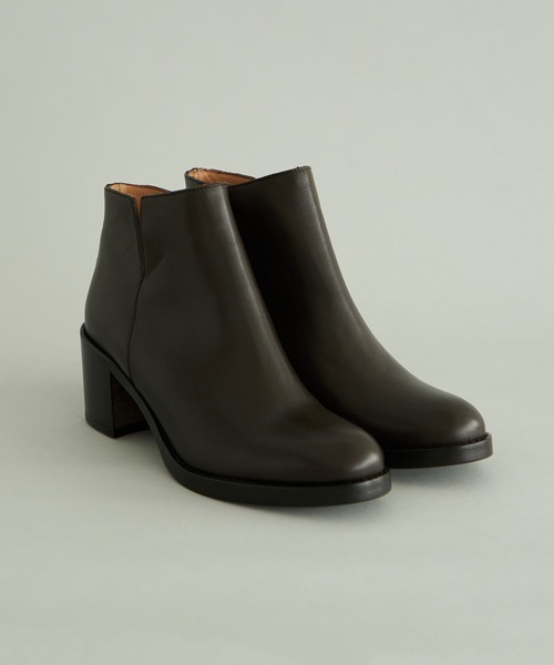 note et silence （ノートエシロンス）の「◇【 AMB100貨 】CORSO ROMA OX FORD ショートブーツ（ブーツ・レディース・ブラック/ダークブラウン・39/37/38）」の12枚目の写真