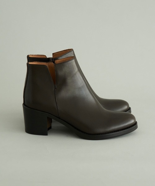 note et silence （ノートエシロンス）の「◇【 AMB100貨 】CORSO ROMA OX FORD ショートブーツ（ブーツ・レディース・ブラック/ダークブラウン・39/37/38）」の14枚目の写真