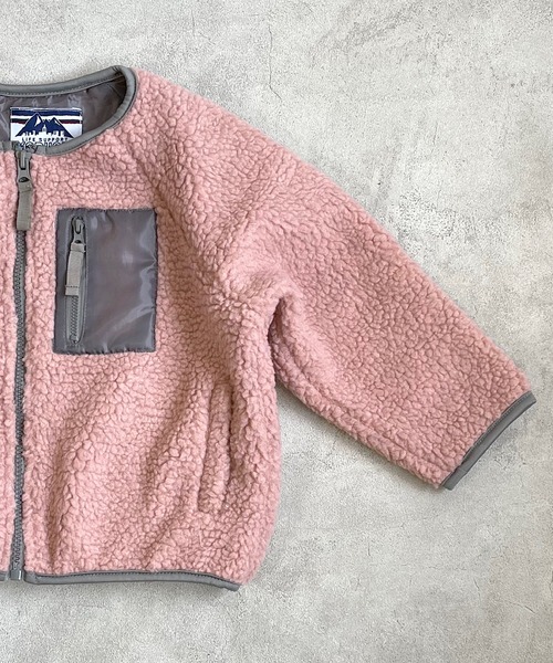 Life Support Products(ライフサポートプロダクツ)の「ボアジャケット(80~160cm)(その他アウター・キッズ・ブラック/ブラウン/ピンク/ブルー/カーキ/アイボリー・90/100/110/120/80/130/95/140/150/160)」の6枚目の写真