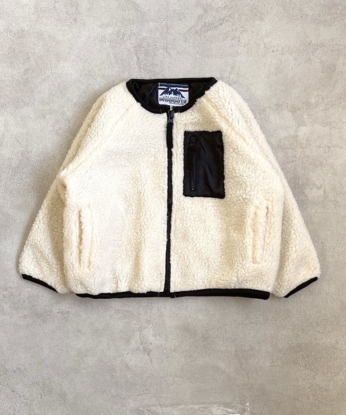 Life Support Products(ライフサポートプロダクツ)の「ボアジャケット(80~160cm)(その他アウター・キッズ・ブラック/ブラウン/ピンク/ブルー/カーキ/アイボリー・90/100/110/120/80/130/95/140/150/160)」の9枚目の写真