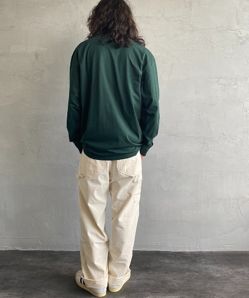 Carhartt WIP（カーハートダブリューアイピー）の「[carhartt WIP/カーハートダブリューアイピー] AMERICAN SCRIPT ワンポイントロゴ刺繍ロンT（Tシャツ/カットソー・レディース・ダークグリーン/ブラック/ホワイト/ブラウン・L/XL/S/M/XS）」の14枚目の写真