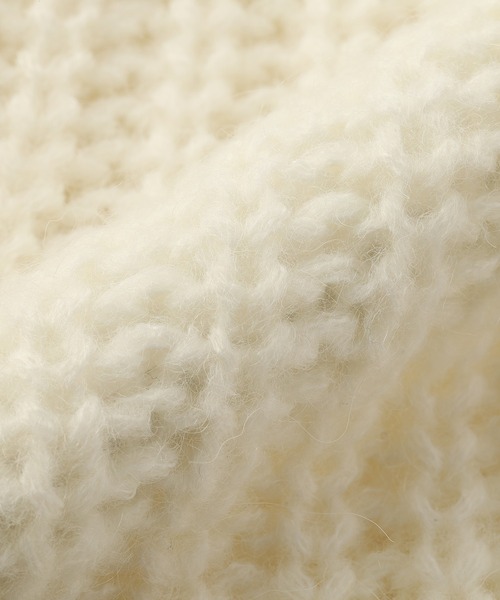 RIVE DROITE（リヴドロワ）の「【ZOZOTOWN限定】ボリュームスリーブMIXヤーンニット（ニット/セーター・レディース・パープル/ライトグレー/アイボリー/グリーン系その他・FREE）」の11枚目の写真