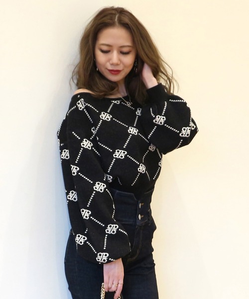  PARTY - royal party 新品未使用タグ付きキャンディニット ファー付ZIPニットタイトキャミワンピース｜ニットワンピース