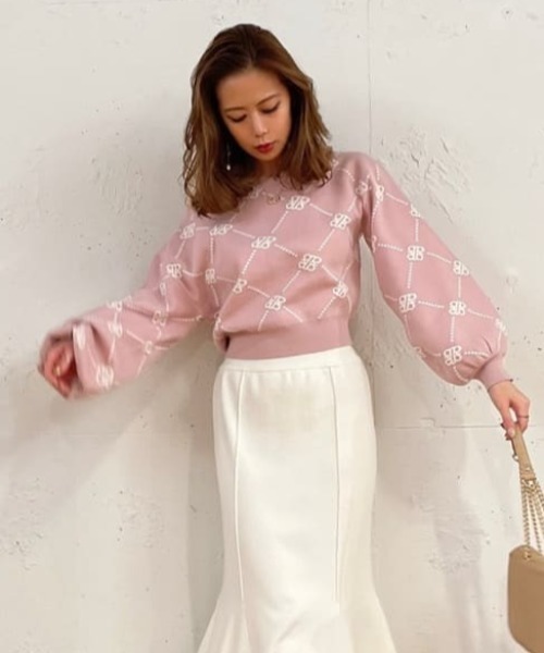 ロイヤルパーティ ニット トップス 長袖 セーター ドロップショルダー レディース Fサイズ クリーム  PARTY ROYAL PARTY - ロイヤルパーティ ニット トップス 長袖 セーター