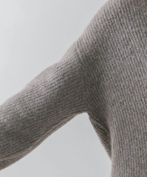 URBAN RESEARCH ROSSO（アーバンリサーチロッソ）の「フーディーニット（ニット/セーター・レディース・ブラック/ベージュ系その他・FREE）」の18枚目の写真