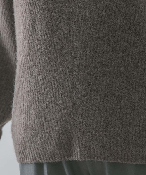 URBAN RESEARCH ROSSO（アーバンリサーチロッソ）の「フーディーニット（ニット/セーター・レディース・ブラック/ベージュ系その他・FREE）」の20枚目の写真