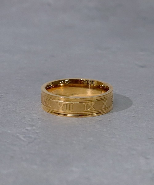 SBG(エスビー)の「SBG ローマ数字リング(リング・メンズ・ブラック/シルバー/ゴールド・13号/21号/18号/25号/15号/9号/10号)」の3枚目の写真
