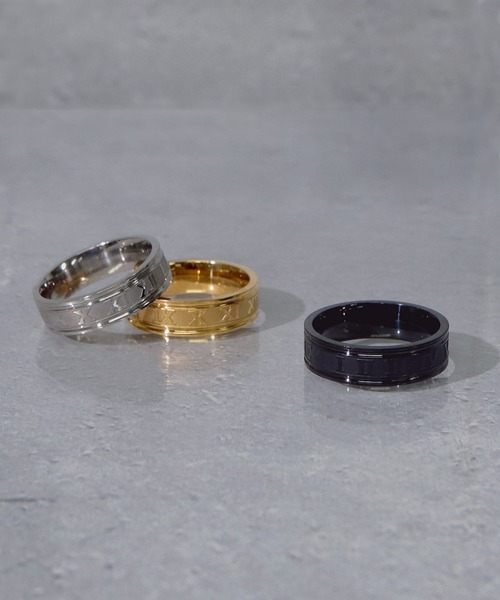 SBG(エスビー)の「SBG ローマ数字リング(リング・メンズ・ブラック/シルバー/ゴールド・13号/21号/18号/25号/15号/9号/10号)」の9枚目の写真