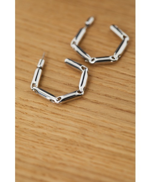 RIM.ARK（リムアーク）の「Hexagon motif pierce（ピアス（両耳用）・レディース・シルバー/ゴールド・FREE）」の15枚目の写真