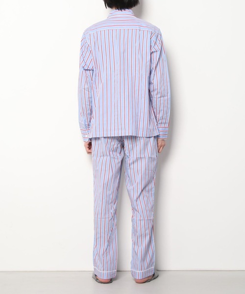 SLEEPY JONES（スリーピージョーンズ）の「スリーピージョーンズ SLEEPY JONES / Henry Pajama Set Dual Stripe（ルームウェア/パジャマ・メンズ・チャコール/ブルー系・MEDIUM/S）」の6枚目の写真