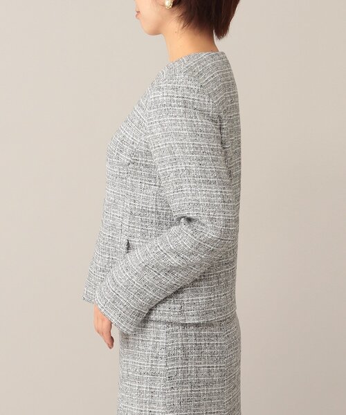 UNTITLED（アンタイトル）の「◇ソフィアツィードノーカラージャケット